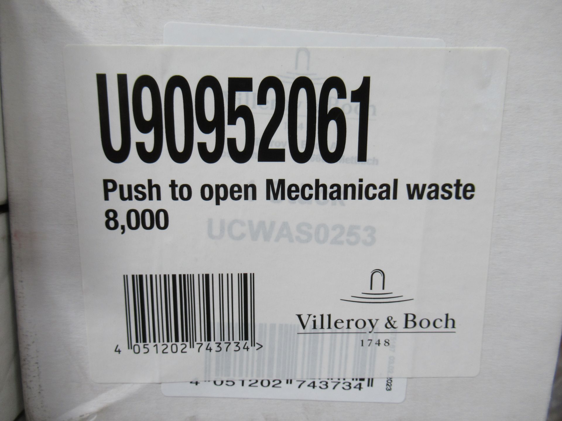 7 x Various Villeroy and Boch items to include Mechanical Waste Fittments etc - Image 2 of 4