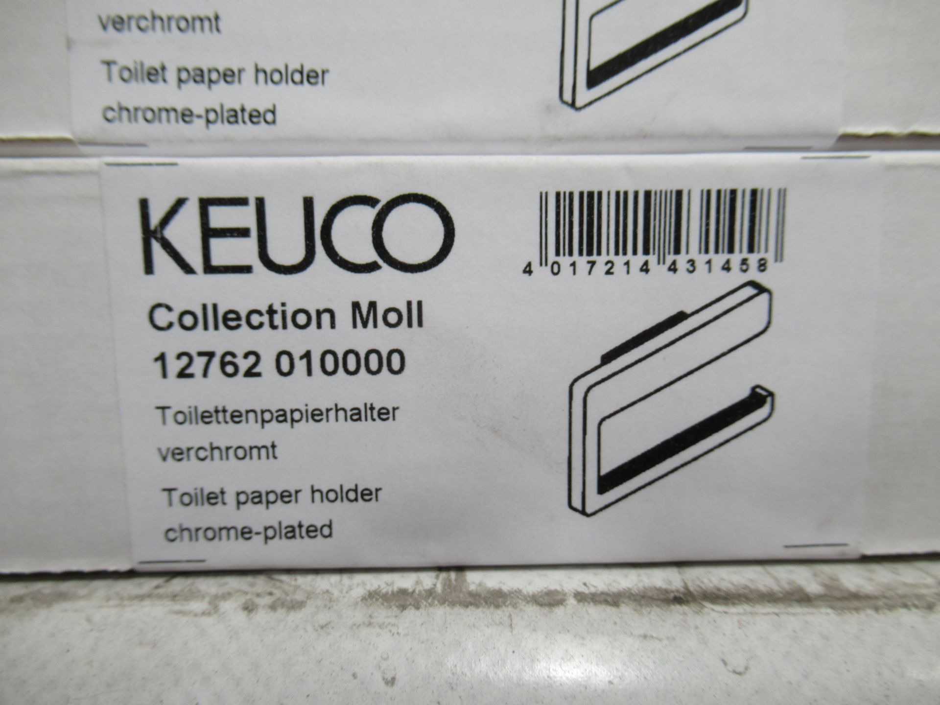 6 x Keuco Collection Moll Toilet Paper Holders Chrome Plated, P/N 12762-010000 - Image 2 of 2