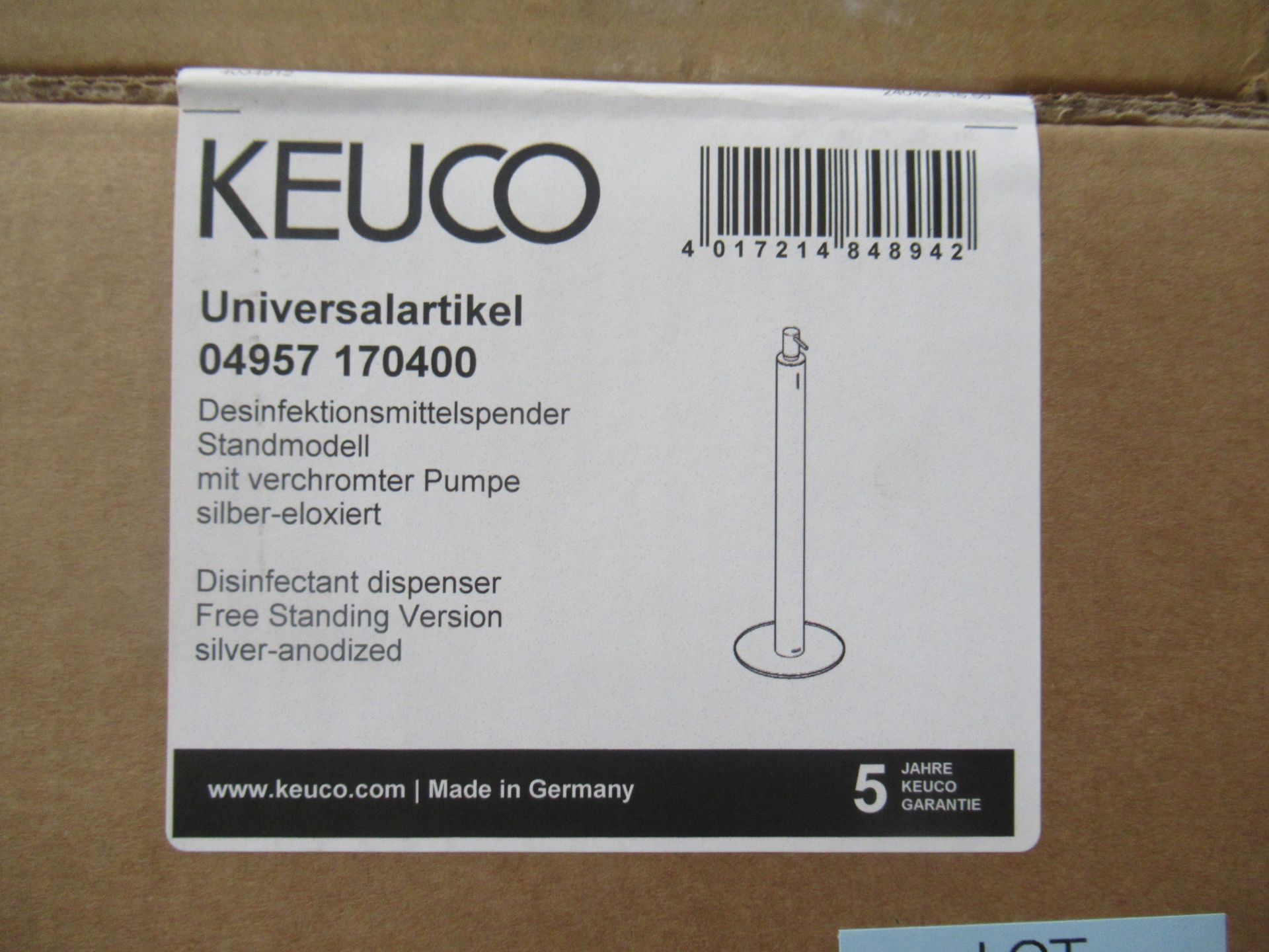 4 x Keuco Disinfectant Dispensers - Image 2 of 5