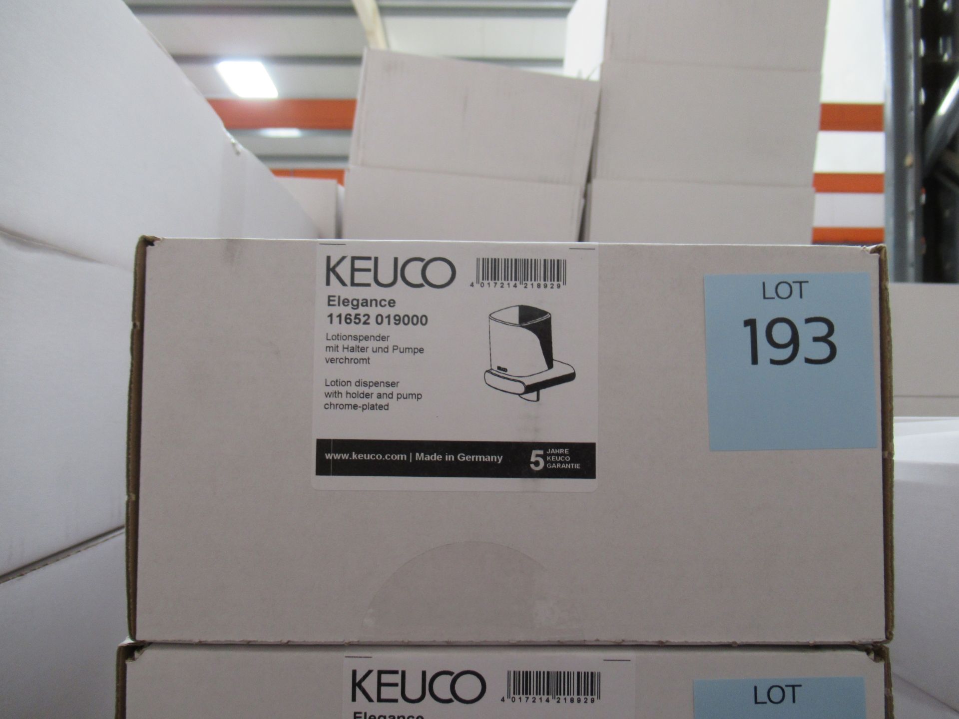 A Keuco Elegance Lotion Dispenser Chrome Plated, P/N11652-019000 - Image 2 of 2
