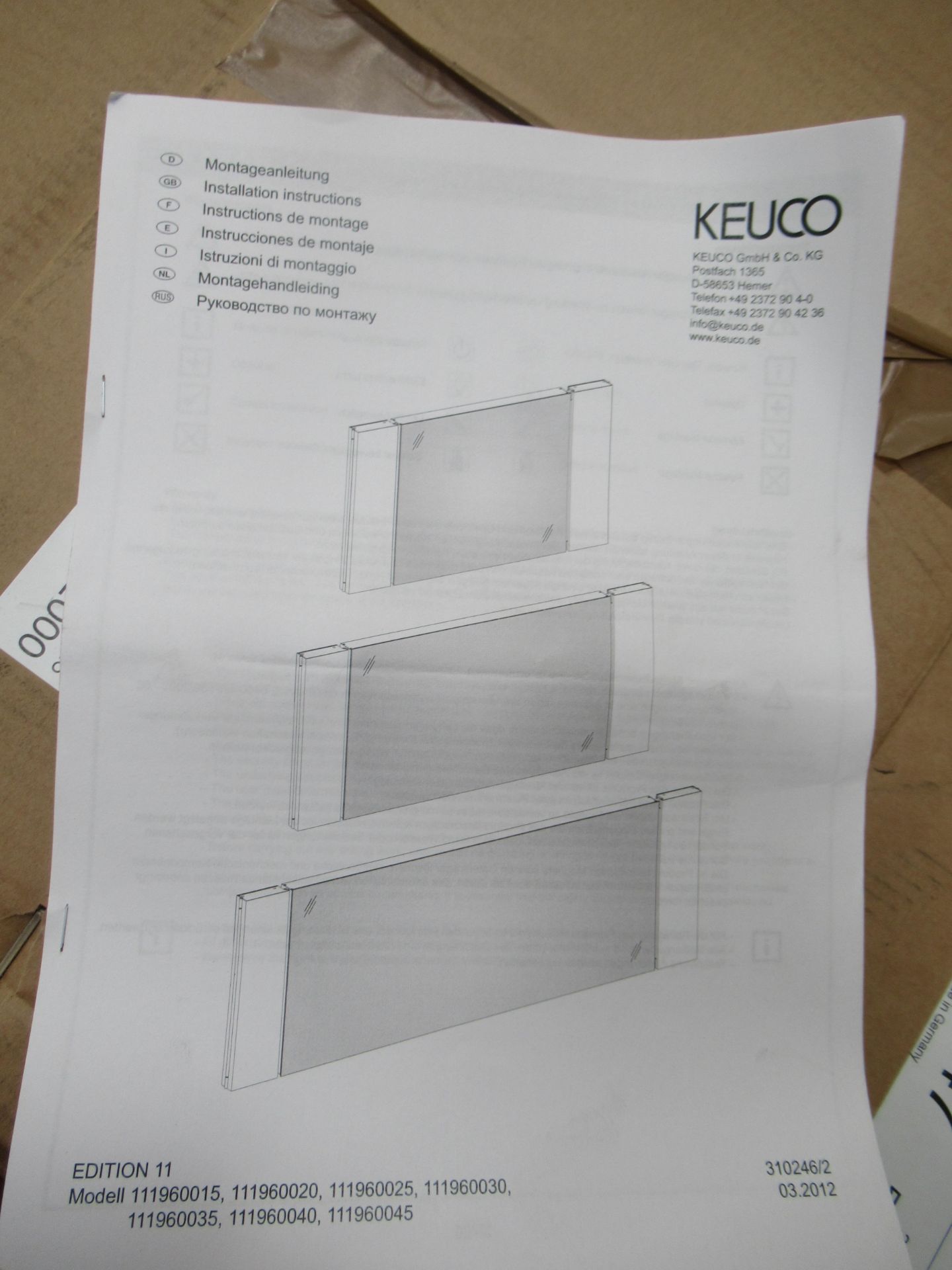 Keuco Edition 11 Light Mirror - Image 4 of 4