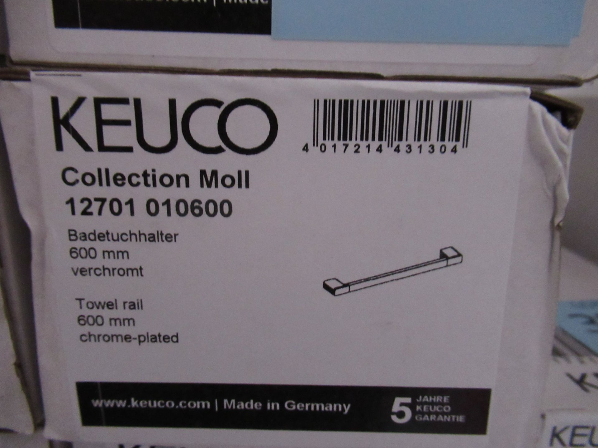 4 x Keuco Collection Moll Towel Rail Chrome Plated, P/N 12701-010600 - Image 2 of 2