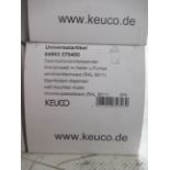 A Keuco Disinfectant Dispenser, Chrome Plated/Black, P/N 04952-370400