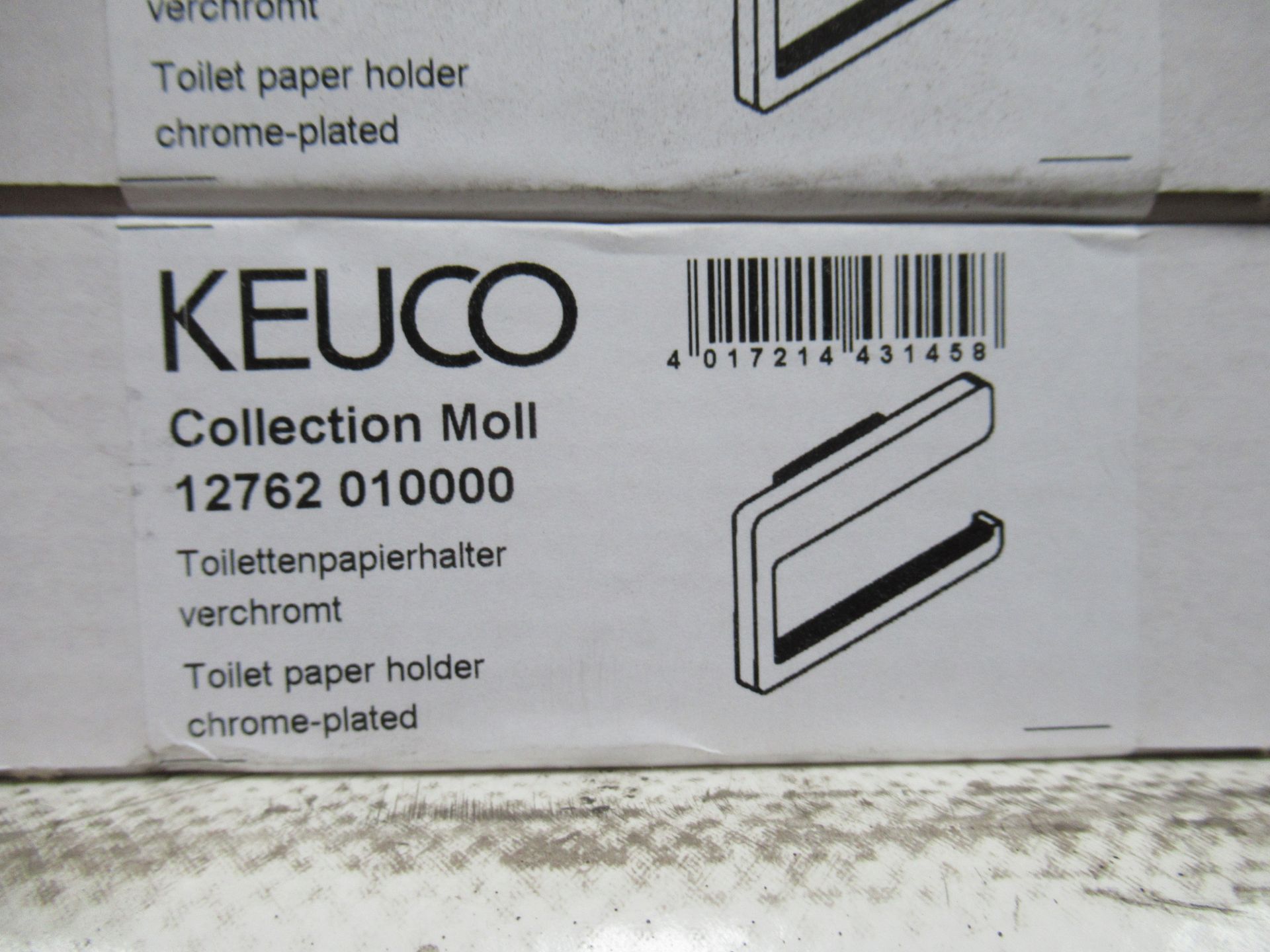 4 x Keuco Collection Moll Toilet Paper Holders Chrome Plated, P/N 12762-010000 - Image 2 of 2