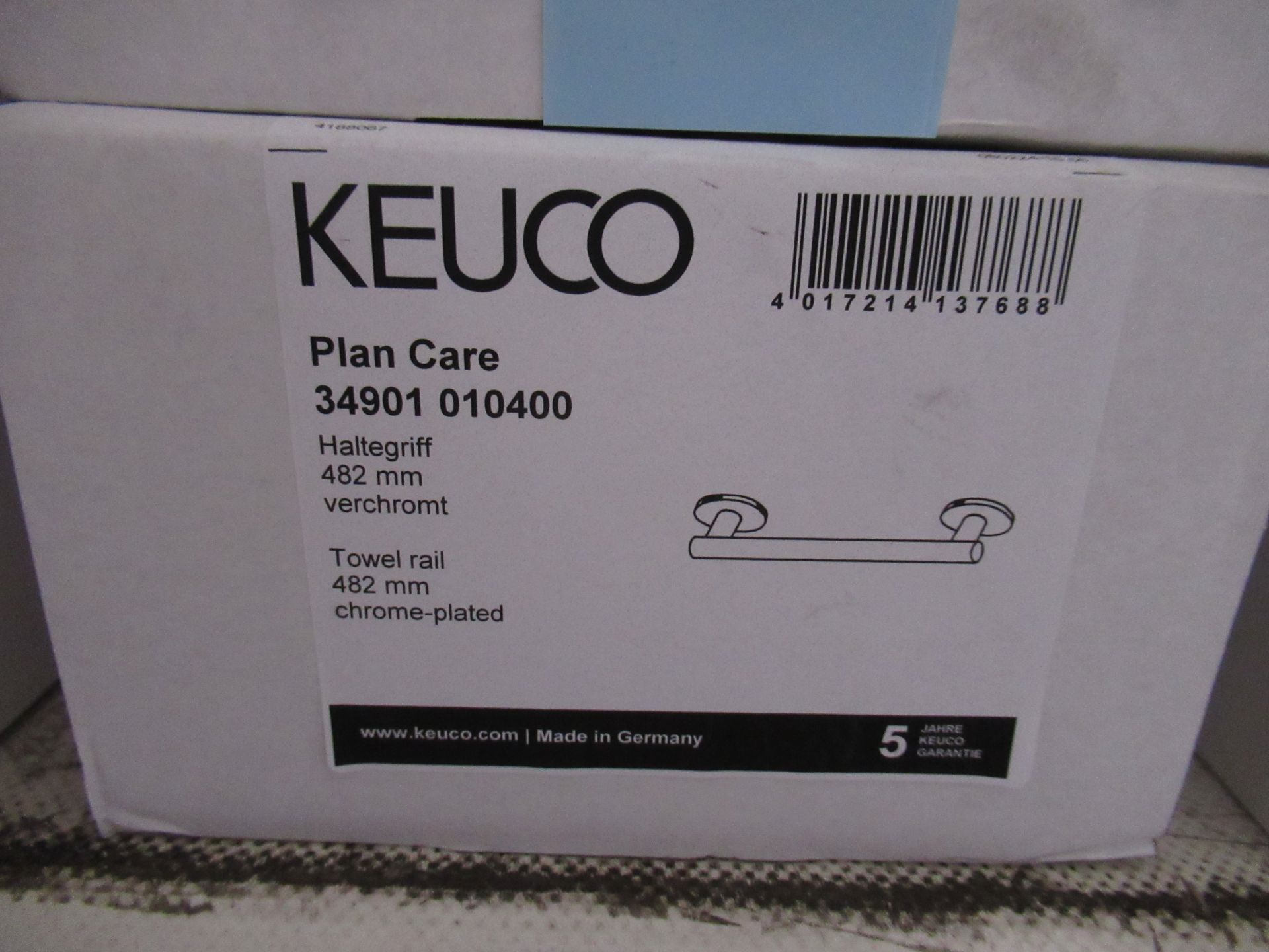 2 x Keuco Plan Care Towel Rail Chrome Plated P/N 34901-010400 - Bild 2 aus 2