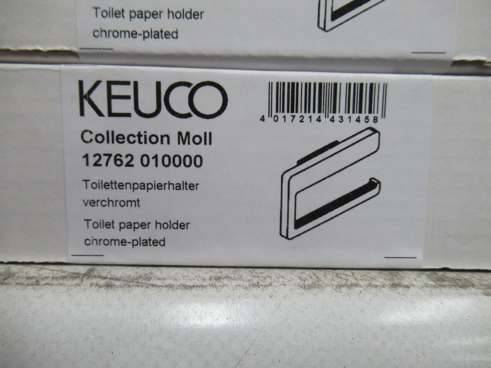 5 x Keuco Collection Moll Toilet Paper Holders Chrome Plated, P/N 12762-010000 - Image 2 of 2