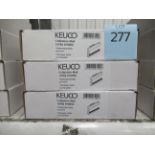 3 x Keuco Colelction Moll Toilet Paper Holders, Chrome Plated, P/N 12762-010000
