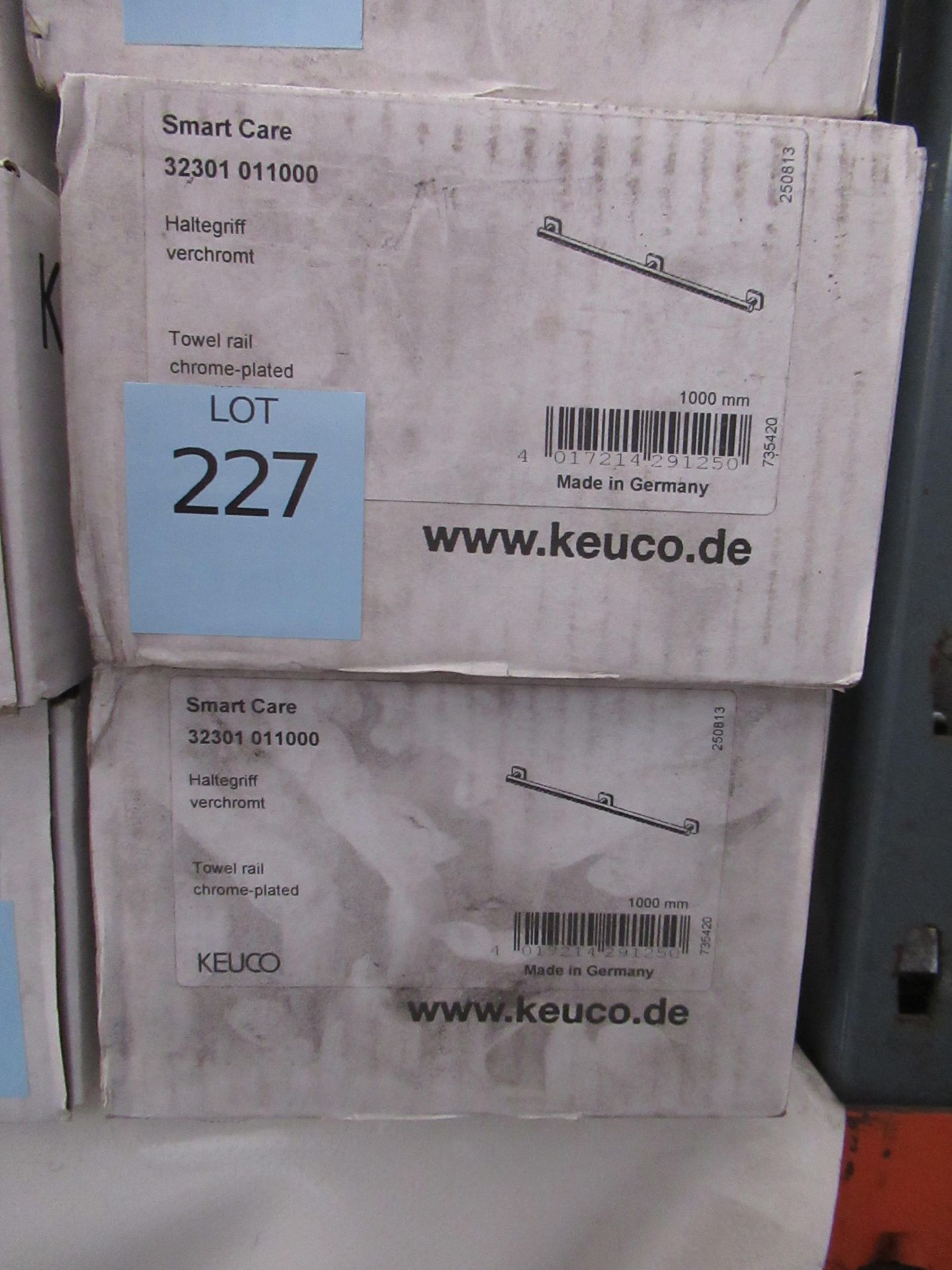 2 x Keuco Smart Care Towel Rail 1000mm, Chrome Plated, P/N 32301-011000 - Bild 2 aus 2