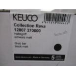 A Keuco Collection Reva Grab Bar Black Matt. P/N 12807-370000