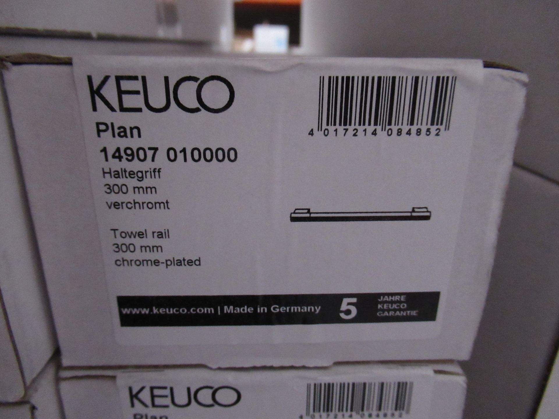 2 x Keuco Plan Towel Rail Chrome Plated, P/N 14907-010000 - Image 2 of 2