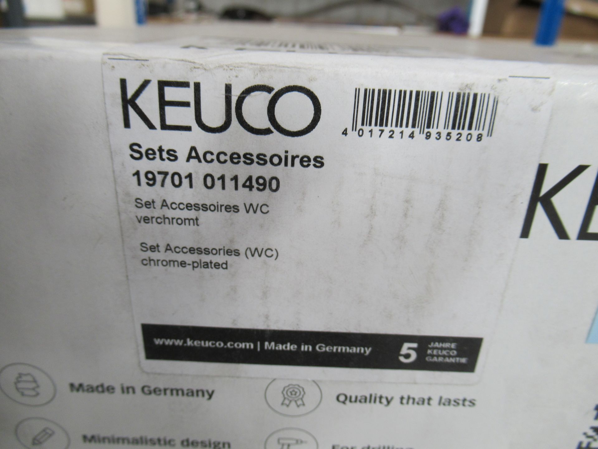 A Keuco W.C Set Chrome Plated, P/N 19701-011490 - Image 2 of 2