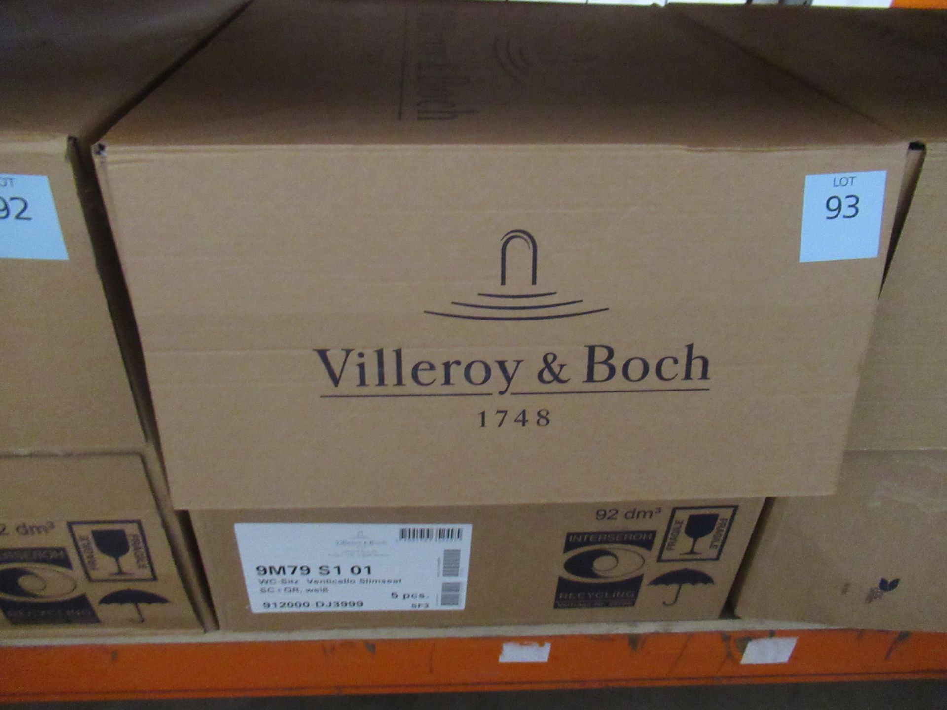 5 x Villeroy and Boch Toilet Seats, w.c-sitz venticello slimseat - Image 2 of 3