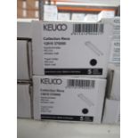 2 x Keuco Collection Reva Towel Holder Black Matt, P/N 12818-370000