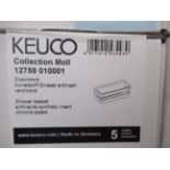 2 x Keuco Collection Moll Shower Basket Chrome Plated, P/N 12758 -010001