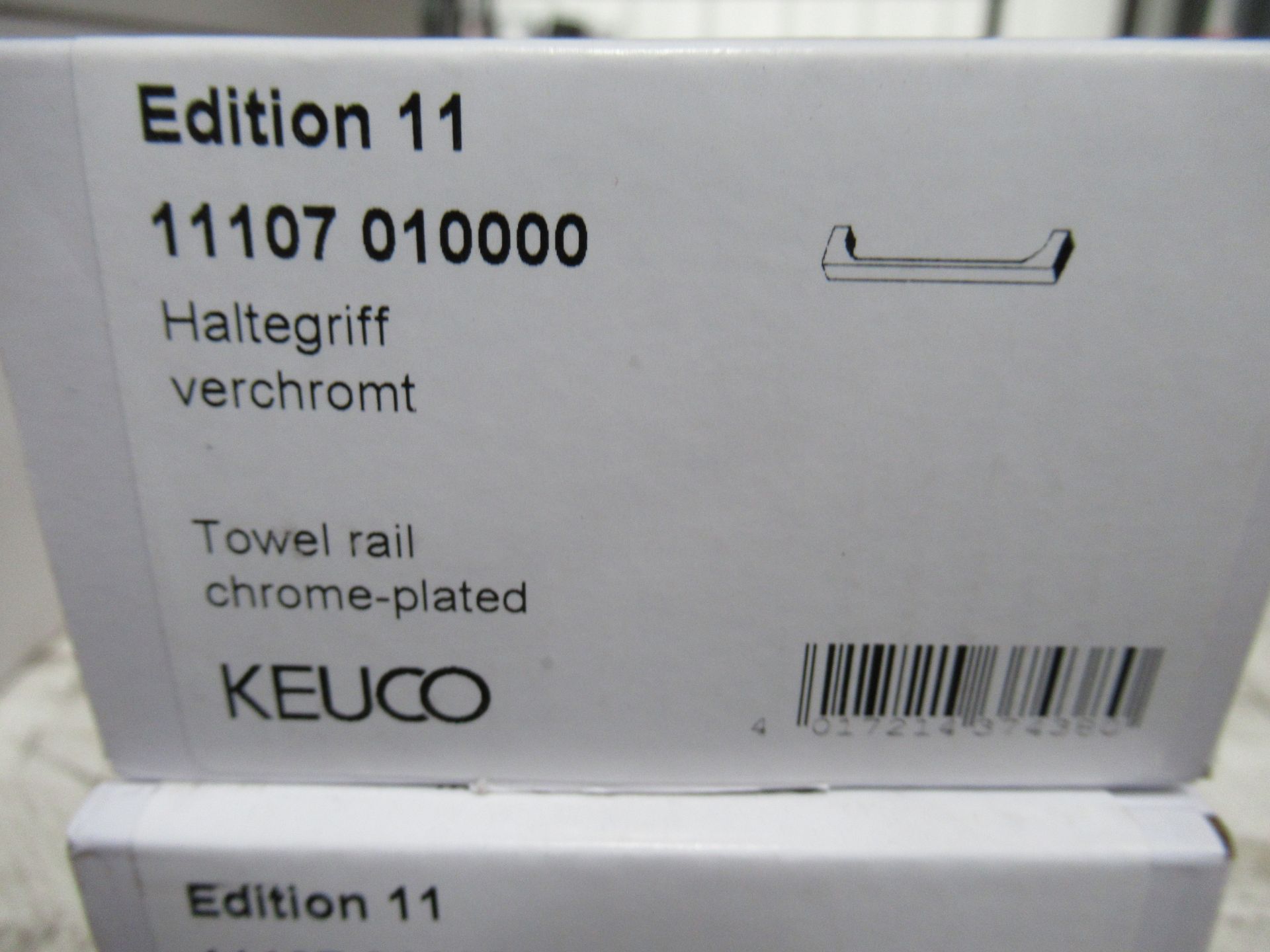 2 x Keuco Edition II Towel Rails, Chrome Plated, P/N 11107-010000 - Bild 2 aus 2