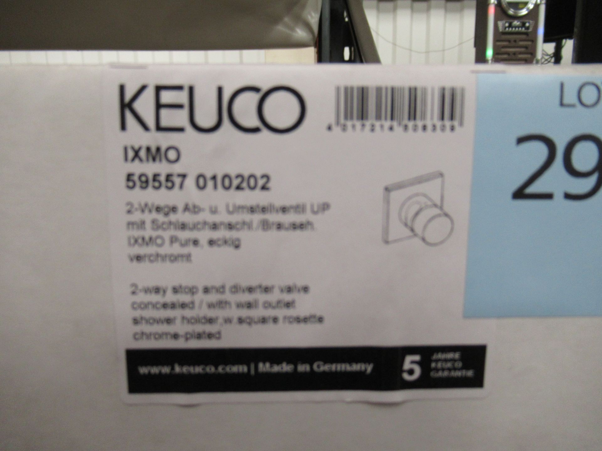5 x Various Keuco IXMO Stop/Divider Valves (See Photos for descriptions) - Image 2 of 6