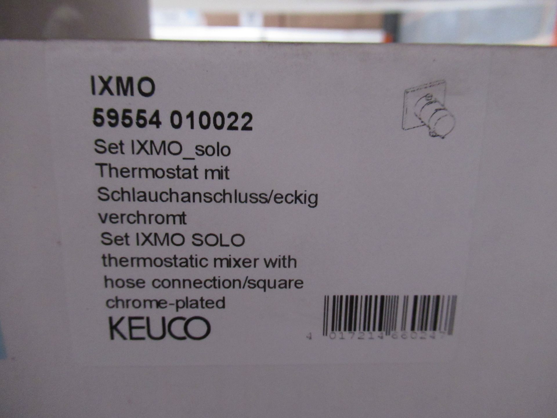 2 x Keuco IXMO Thermostatic Mixer Chrome Plated. P/N 59554-010022 - Image 2 of 2