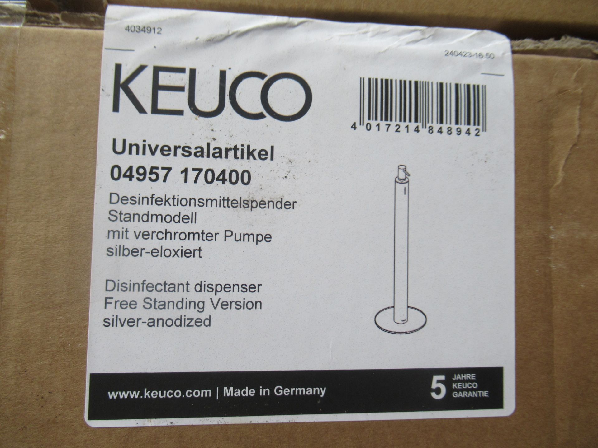 4 x Keuco Disinfectant Dispensers - Image 4 of 5