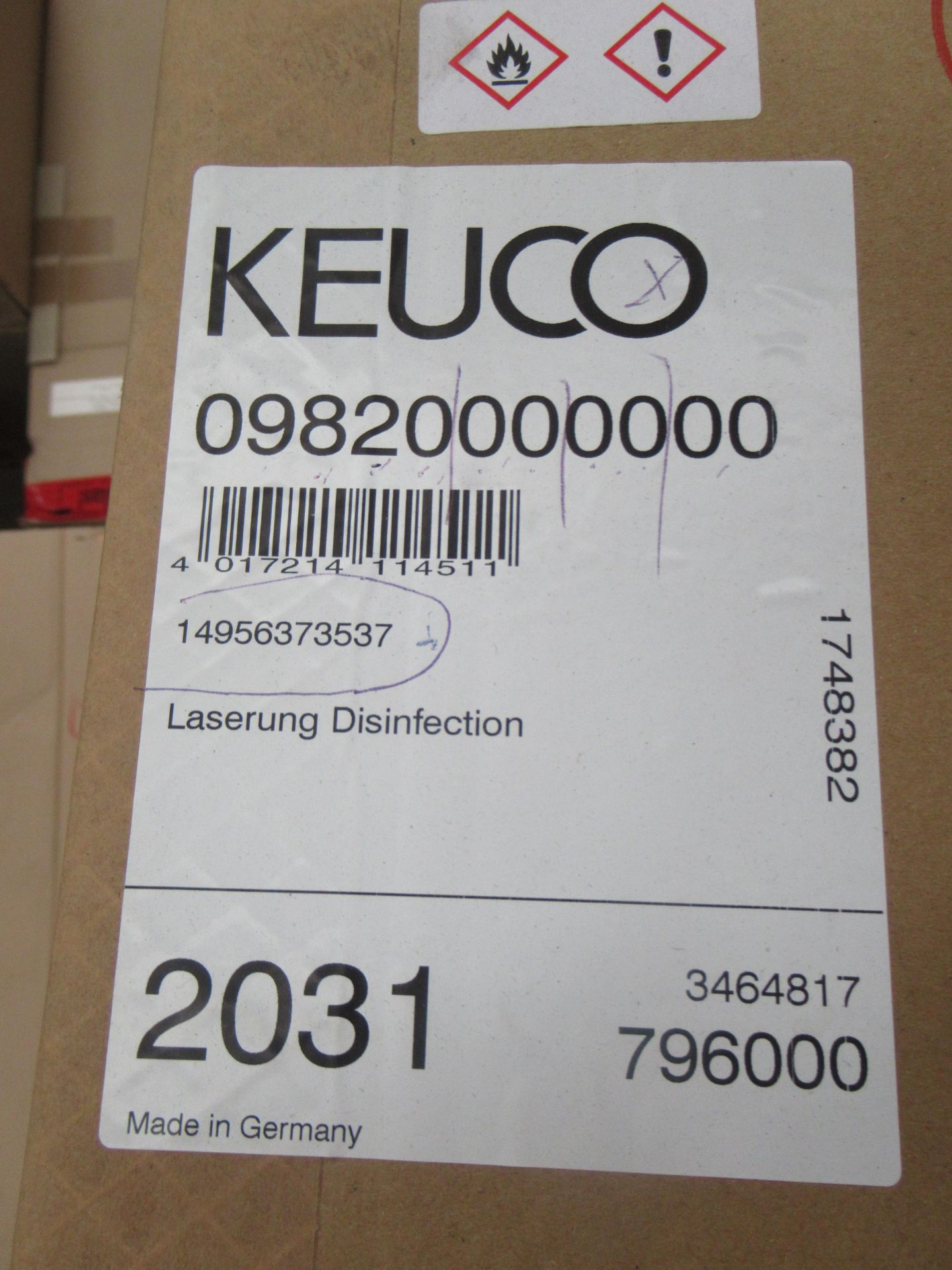 Keuco Free Stanging Disinfectant Dispenser (Dark Grey) - Image 2 of 2