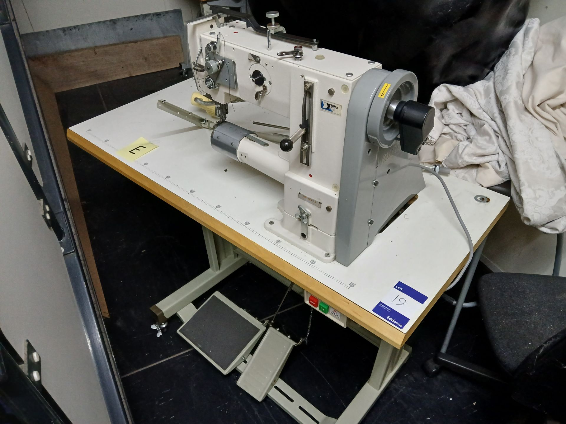 Falcon CW-269-1A walking foot cylinder arm industrial sewing machine – not in use but understood