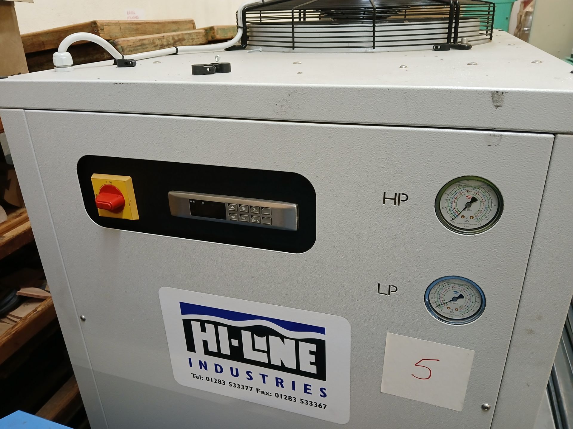 HiLine Hi Cool 292 chiller unit Serial number 17M-020343 (2017) gas type R407C – Please note that - Bild 3 aus 3