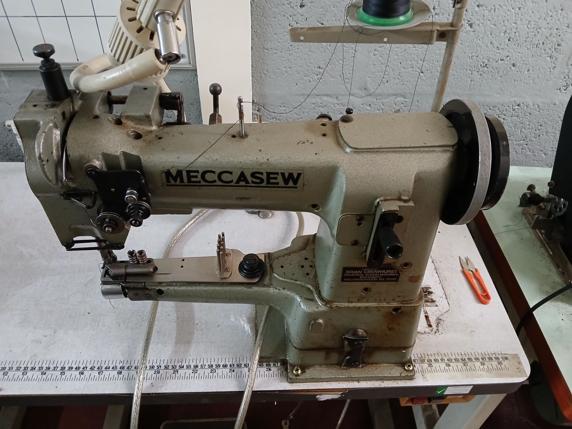 Meccasew walking foot cylinder sewing machine 240v - Image 2 of 3