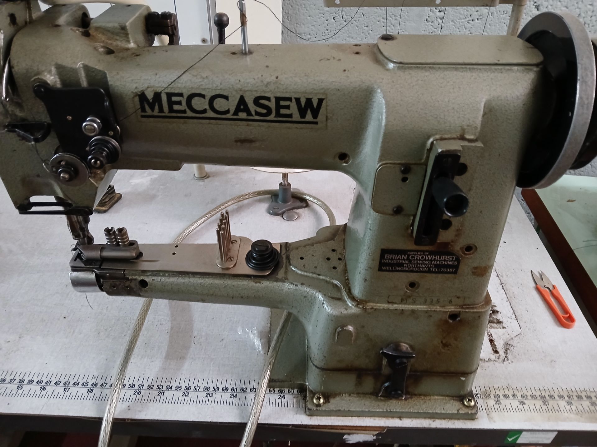 Meccasew walking foot cylinder sewing machine 240v - Image 3 of 3