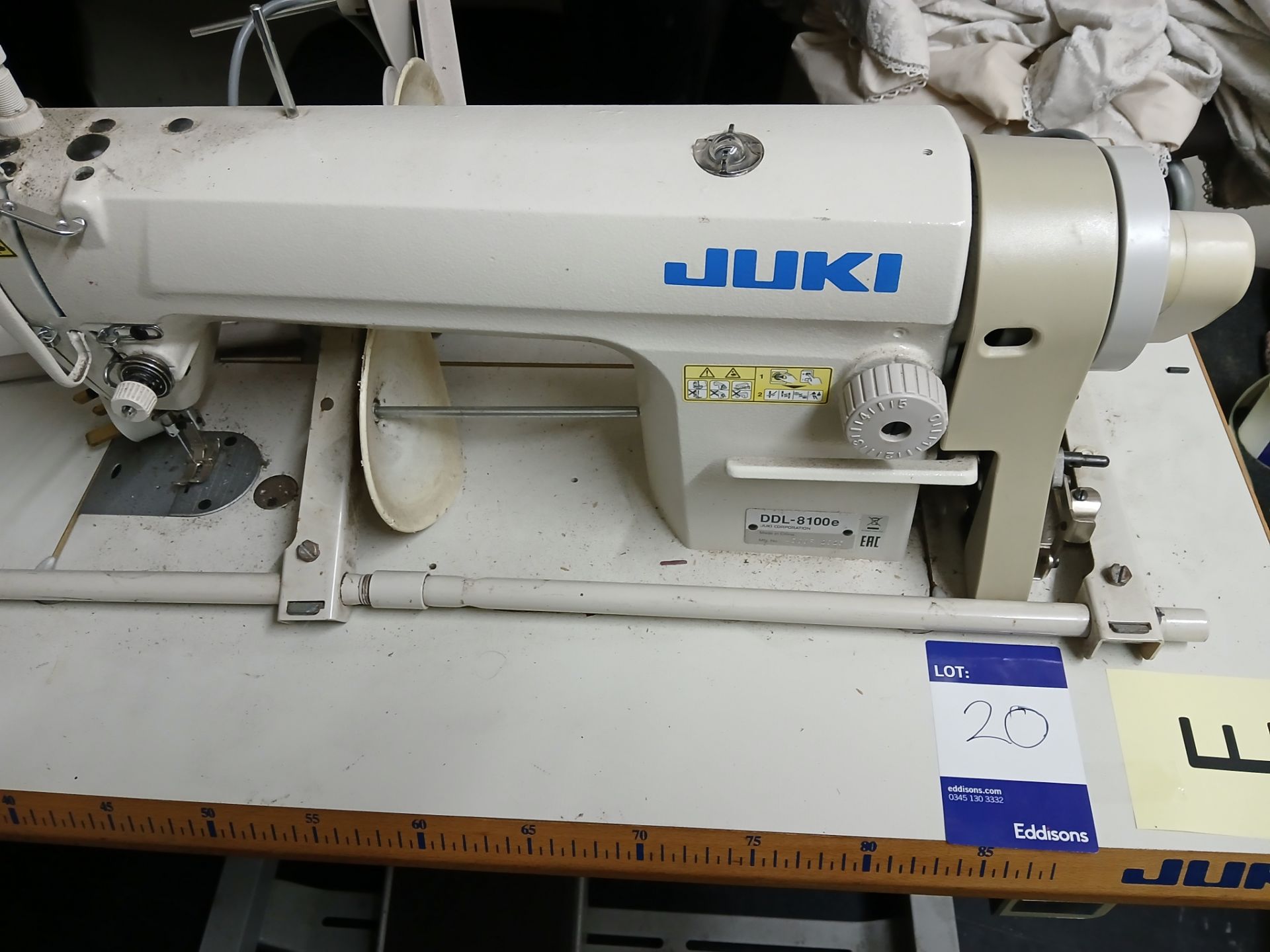 Juki DDL 800e sewing machine as lotted – not in use but understood to be in working order. Viewing - Image 2 of 4