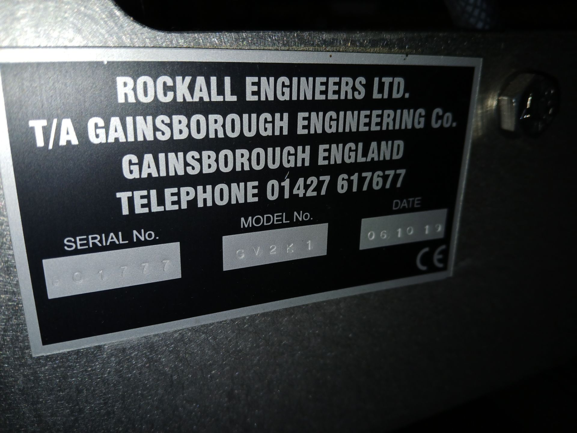 Gainsborough GV2K1 packing machine, max pack 200mm x 200mm, 75 p/min, Serial number 801777 (2019) - Image 5 of 8