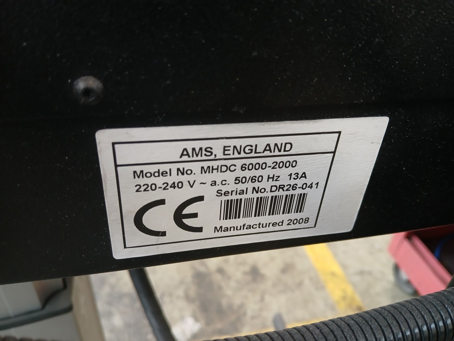 AMS Model MHDC6000-2000 infrared conveyor, Serial Number DR26-041, Year 2008, 240V - Image 4 of 6