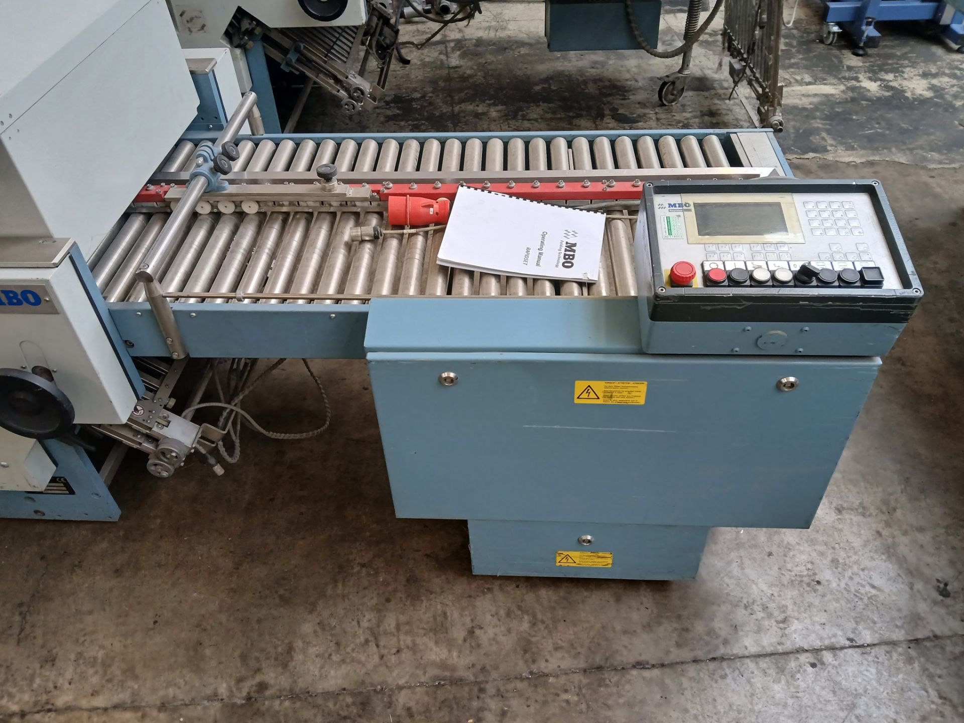 MBO T700 – 3-56/4 3rd folding unit. Serial Number 0031975, 415V with Rapidset control unit. A Risk - Image 2 of 7
