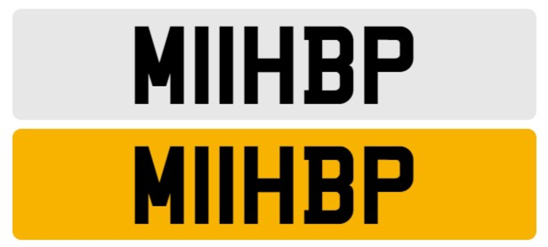 Cherished registration number.: M11HBP An administration fee of £80 + VAT will be added to the