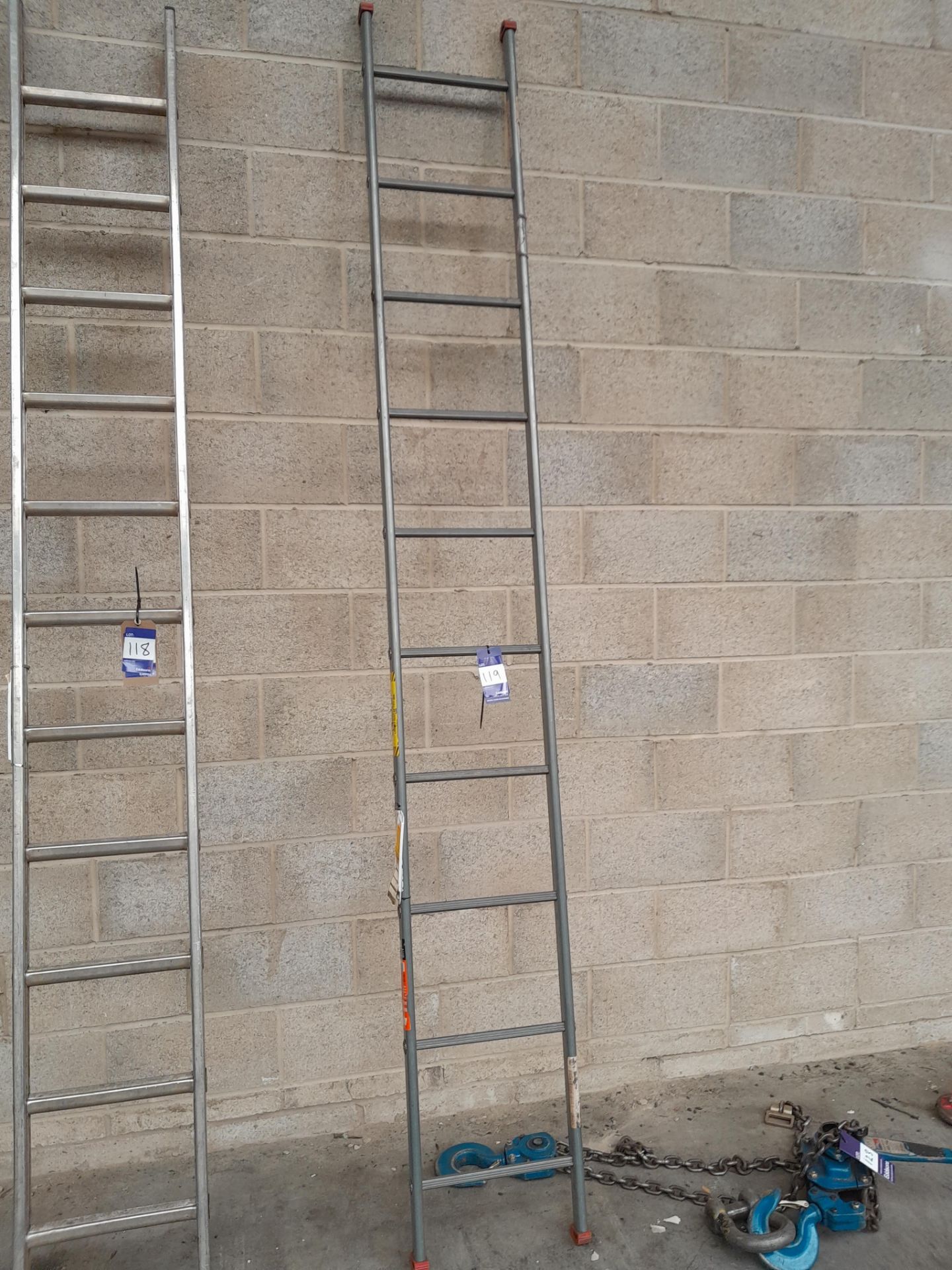 10 stave 3M 9.3KG Tuff steel pole ladder