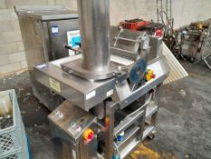 Stainless steel hydraulic juice press, incomplete
