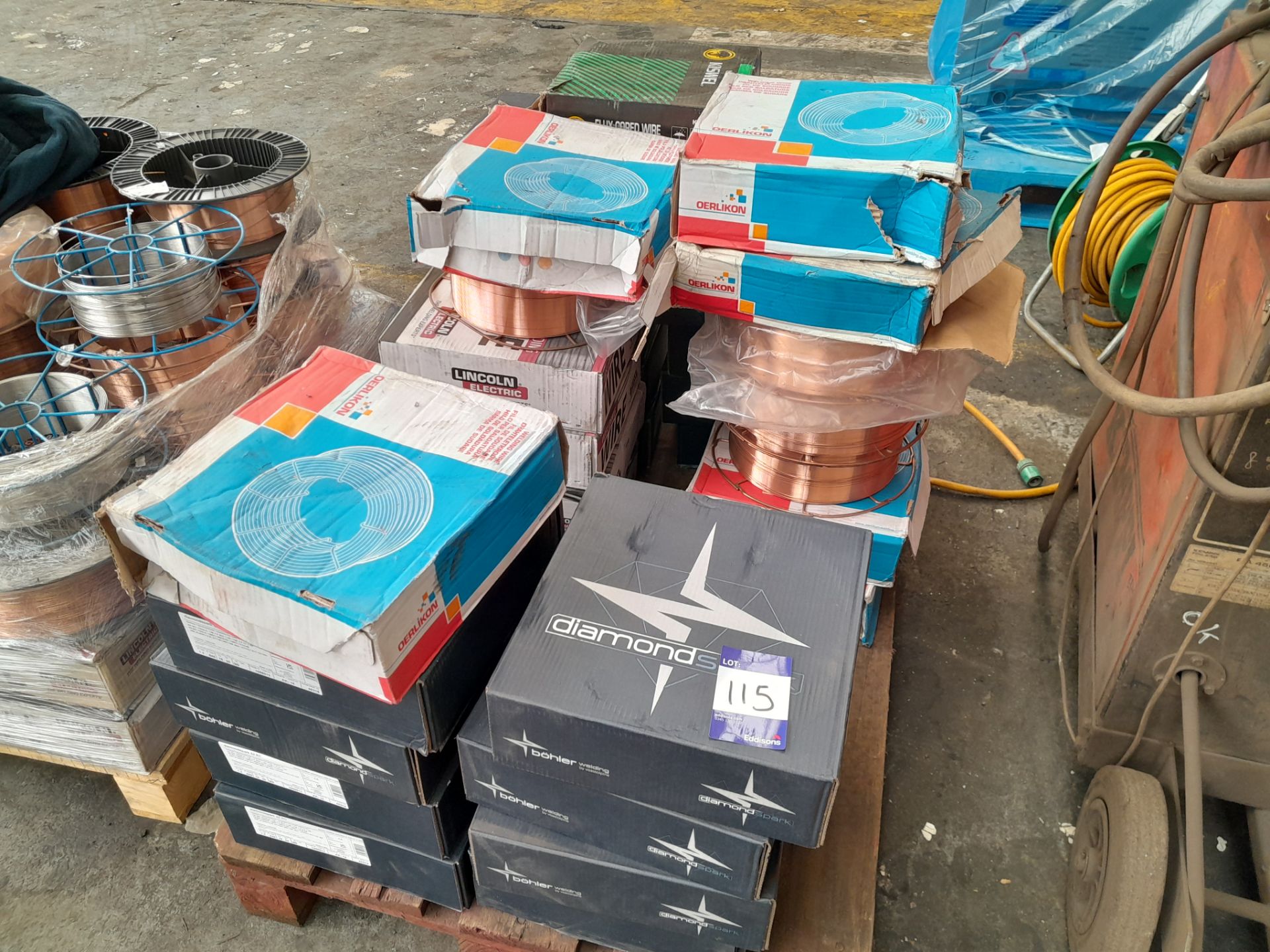 Large quantity of assorted welding wire to pallet - Image 2 of 2