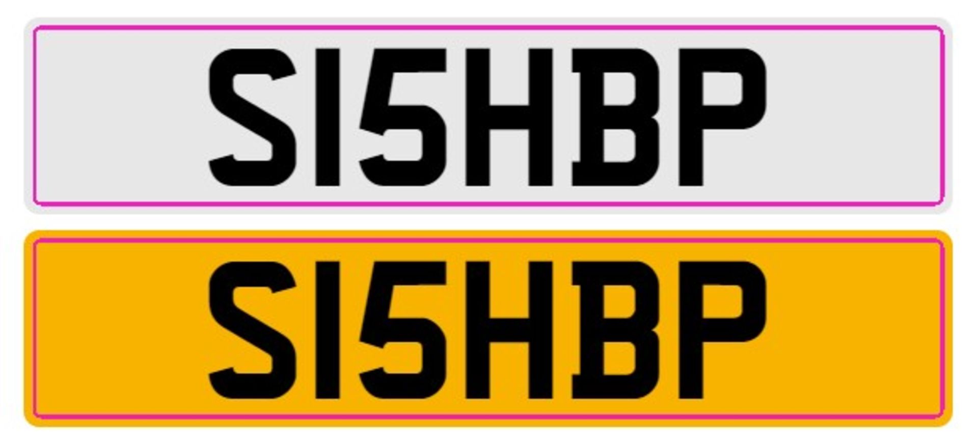 Cherished registration number.: .S15HBP An administration fee of £80 + VAT will be added to the sale