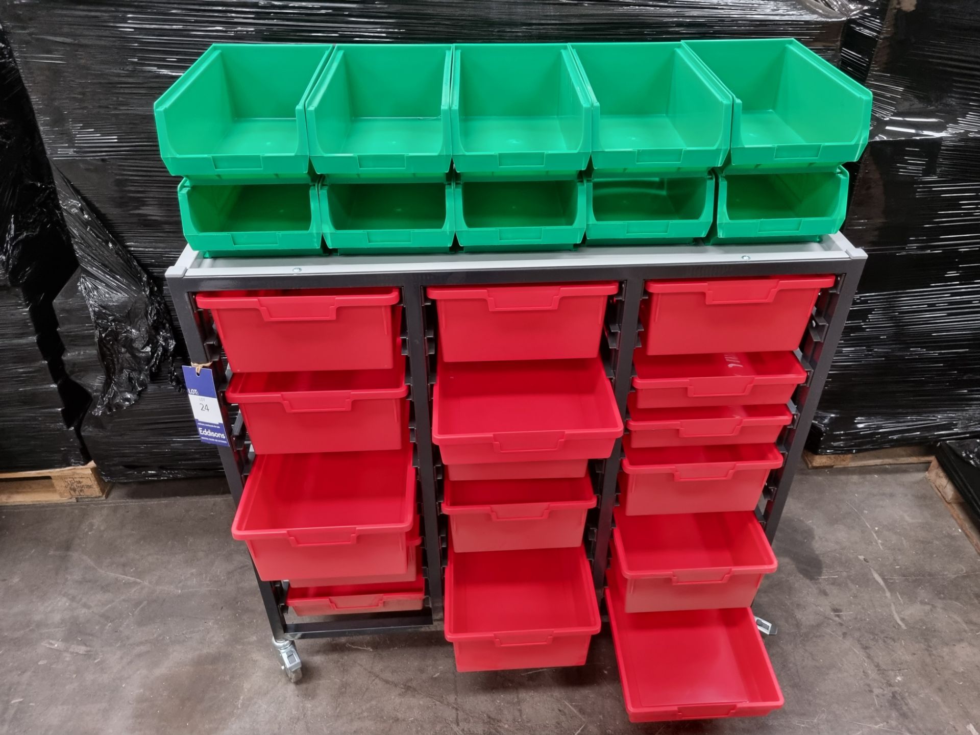 Plastic Tray Storage Trolley - Image 2 of 2