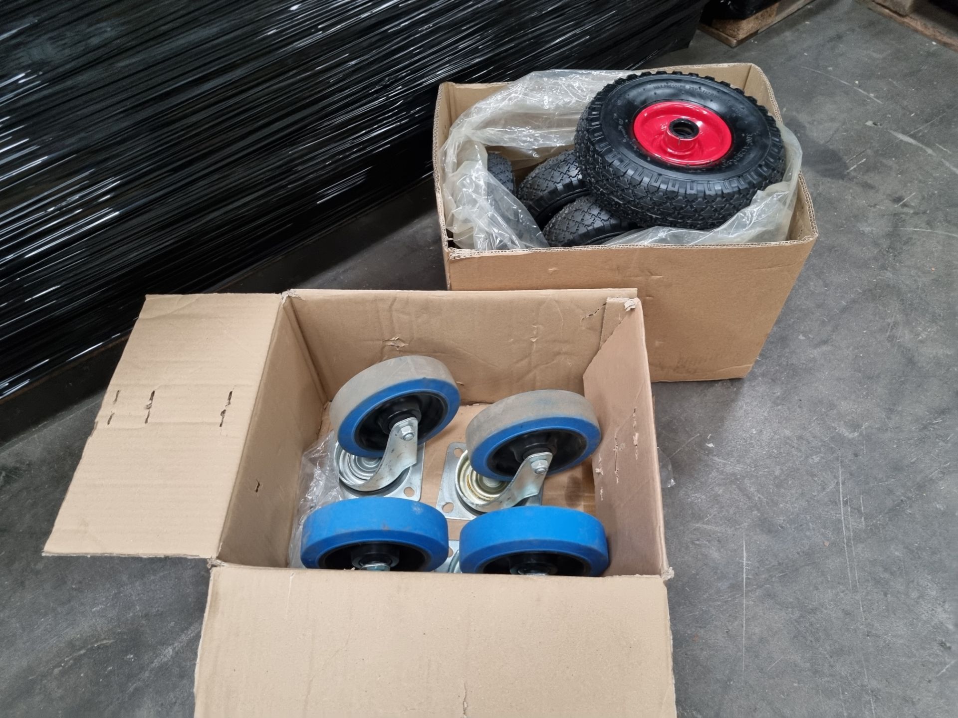 2x Boxes of Castors/wheels