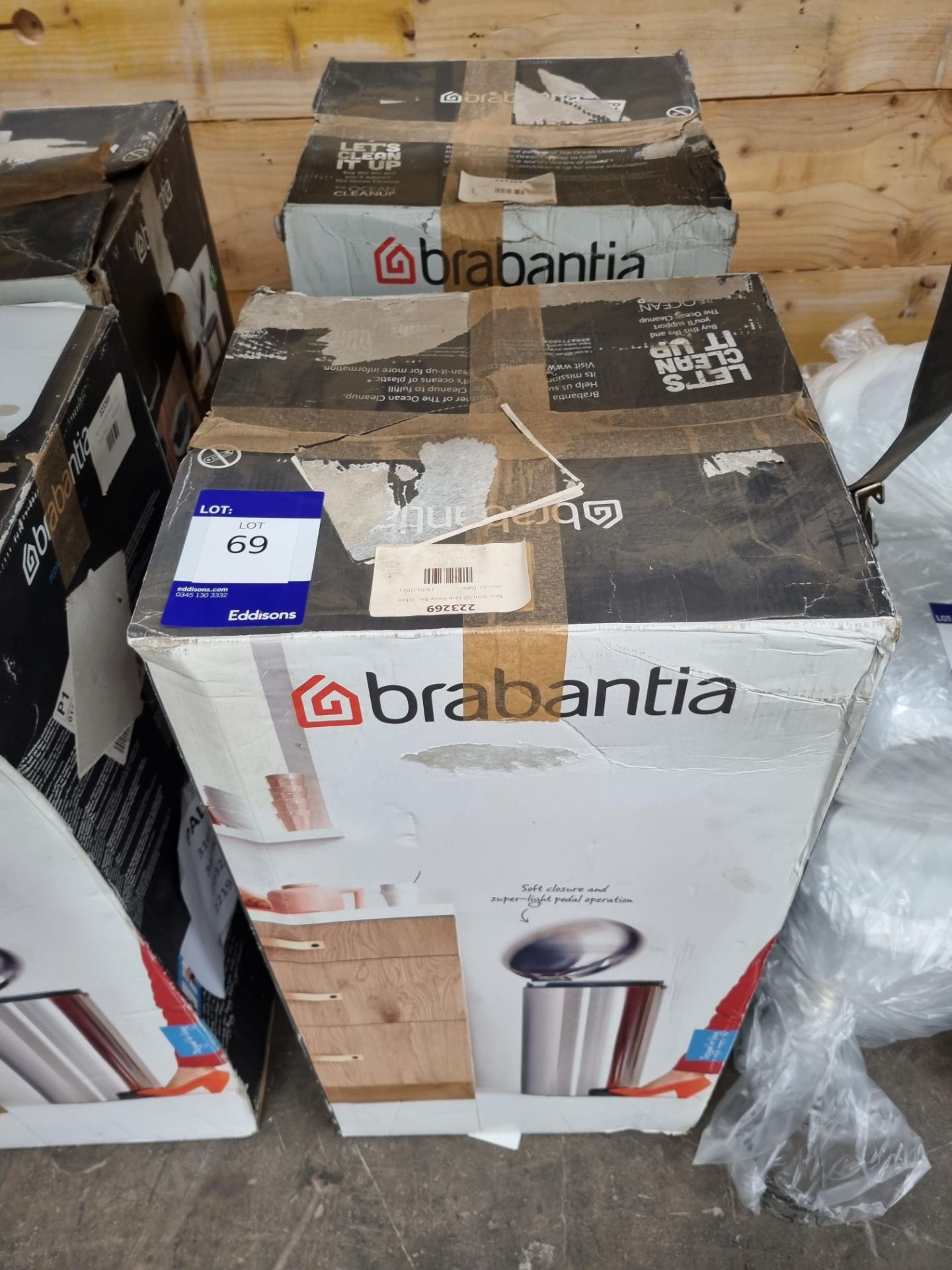 2x Brabantia Bins