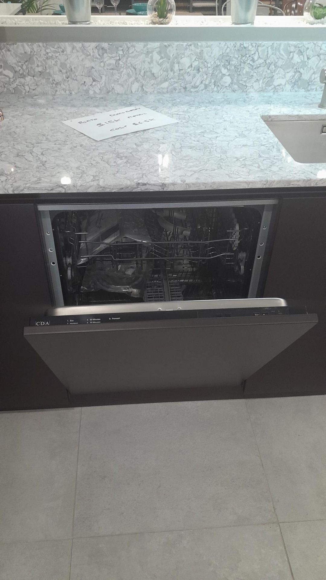 Porto Blackberry ex display kitchen to include CDA CDI6121 integrated dishwasher, CDA CRI871 uprigh - Image 7 of 11
