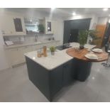 Belgravia Ex Display In frame shaker kitchen to include Schock dual basin undermounted sink,