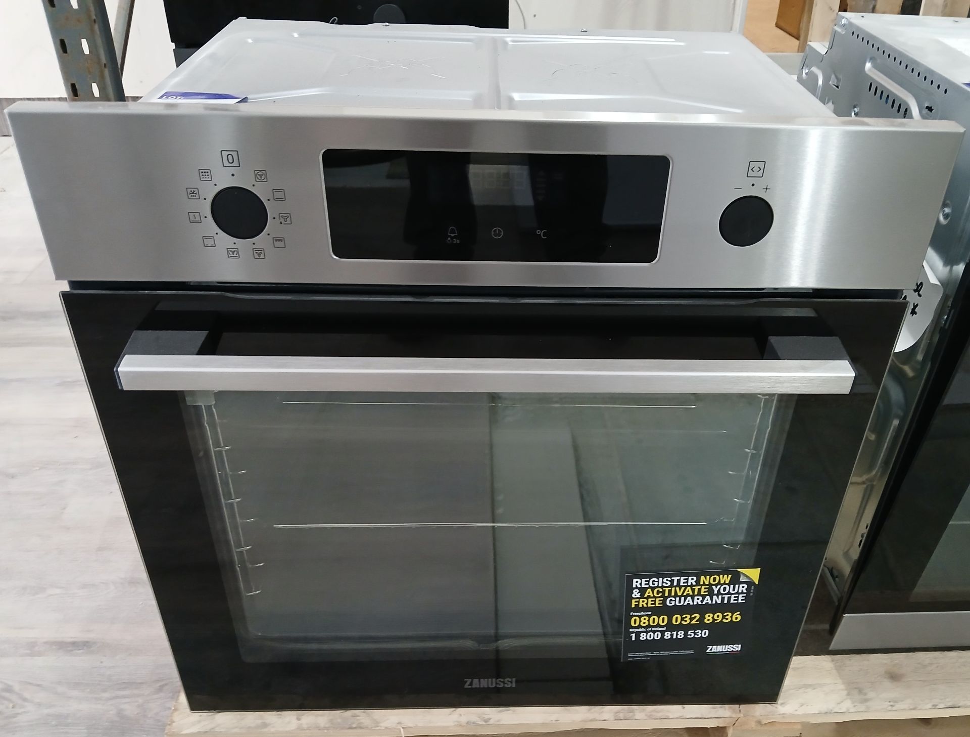 Zanussi ZOPNX6X2 Built-in Electric Single Oven (Please note, Viewing Strongly Recommended - Eddisons - Image 2 of 5