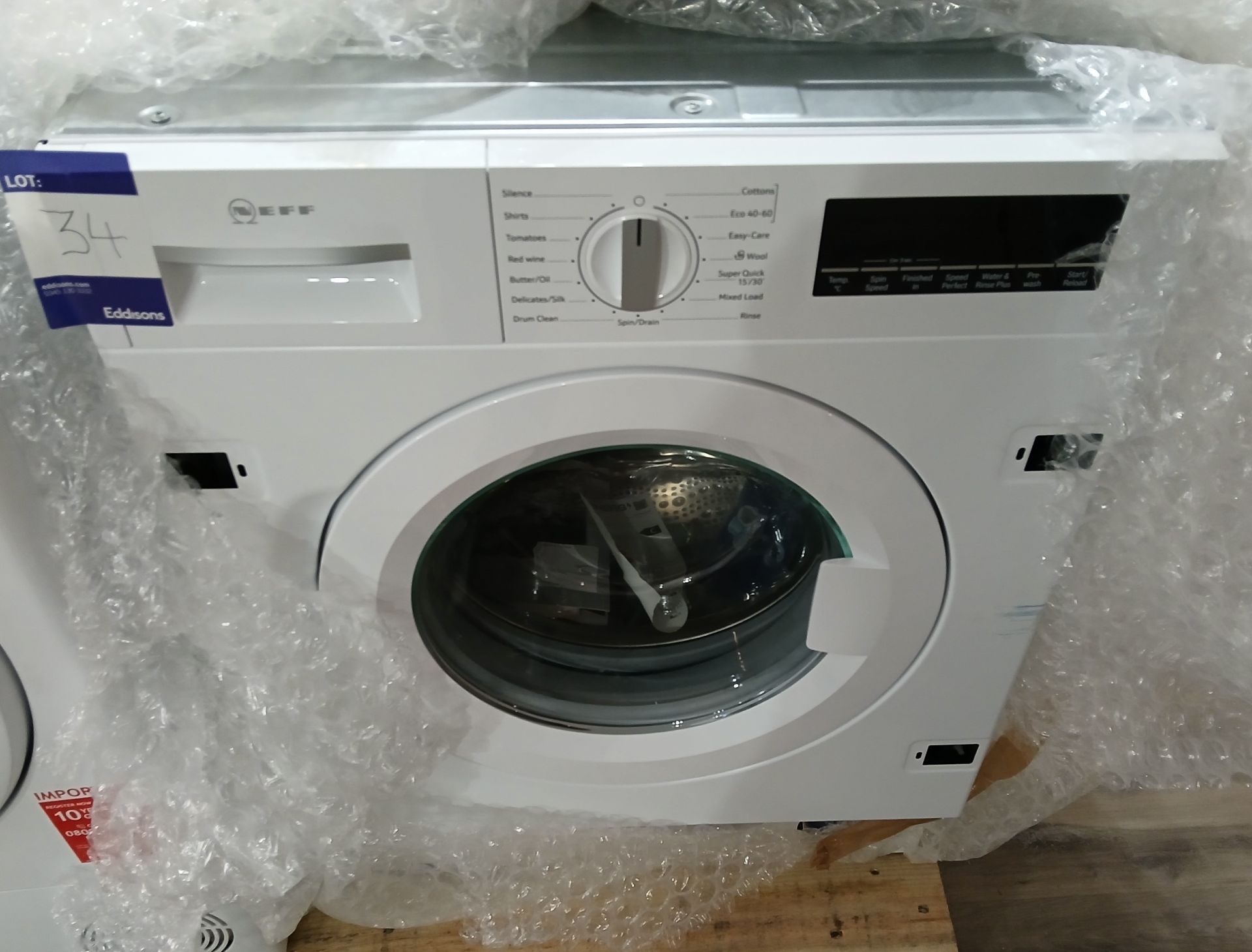 Neff W544BX2GB Washing Machine (Please note, Viewing Strongly Recommended - Eddisons have not