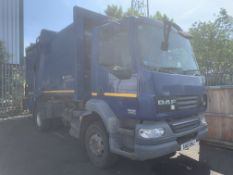 2013 BLUE DAF TRUCKS LF REFUSE COLLECTION VEHICLE