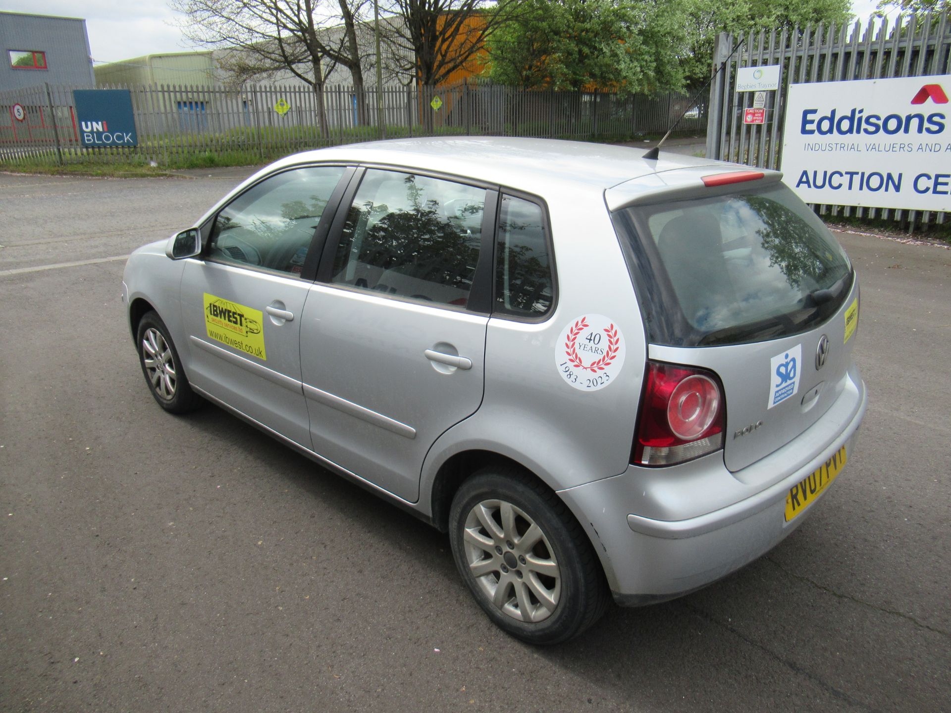 2007 SILVER VOLKSWAGEN POLO SE 80 - Image 5 of 27