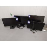 4 Various Monitors (1x Dell, 2x Acer & 1x Asus) (located in Leeds)