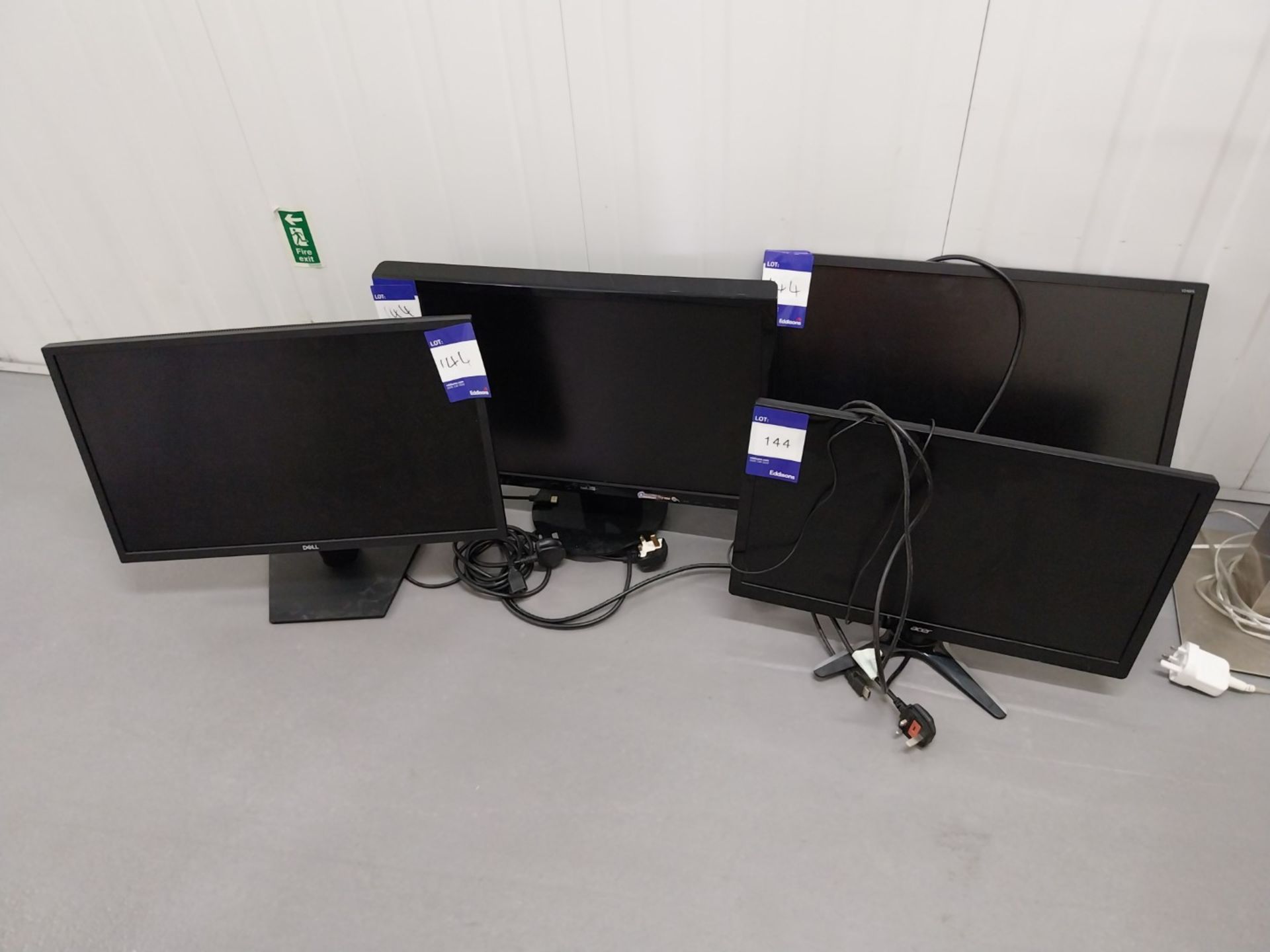 4 Various Monitors (1x Dell, 2x Acer & 1x Asus) (located in Leeds)