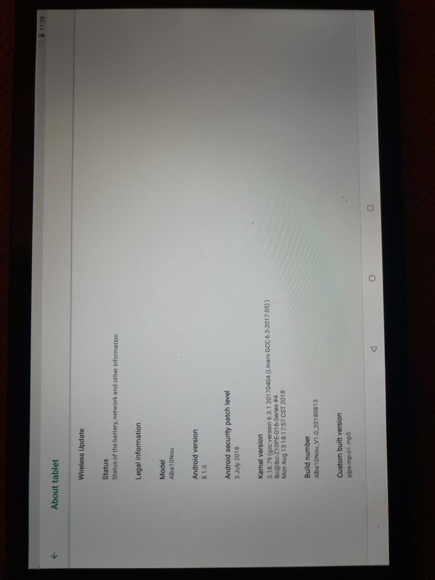 Alba 10 Nou Android 8.1.0 Tablet (located in Leeds) - Image 2 of 2