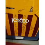 Signed Bradford City Football Shirt, Bradford City v Tranmere Rovers, 5 Feb 2005 (located in Leeds)