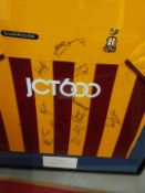 Signed Bradford City Football Shirt, Bradford City v Tranmere Rovers, 5 Feb 2005 (located in Leeds)